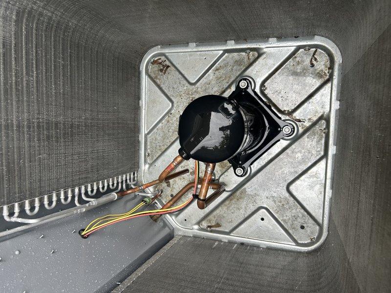 Completed comprehensive maintenance on 2019 Amana furnace and air conditioning system. Performed full furnace inspection including removal and cleaning of burners and flame sensor, verified all electrical components, inspected blower compartment, cleared condensate drain and pressure switch ports, tested and adjusted gas pressure to manufacturer specifications. Confirmed proper furnace operation and verified air filter condition. Proceeded to air conditioning maintenance by clearing condensate drain line, performed condenser coil cleaning to remove debris, inspected outdoor unit components, and verified system performance through refrigerant pressure and temperature readings. All systems tested and confirmed operating within normal parameters.