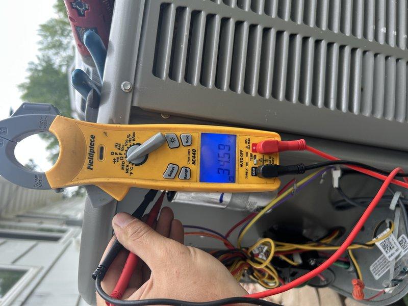 Completed comprehensive maintenance on 2019 Amana furnace and air conditioning system. Performed full furnace inspection including removal and cleaning of burners and flame sensor, verified all electrical components, inspected blower compartment, cleared condensate drain and pressure switch ports, tested and adjusted gas pressure to manufacturer specifications. Confirmed proper furnace operation and verified air filter condition. Proceeded to air conditioning maintenance by clearing condensate drain line, performed condenser coil cleaning to remove debris, inspected outdoor unit components, and verified system performance through refrigerant pressure and temperature readings. All systems tested and confirmed operating within normal parameters.