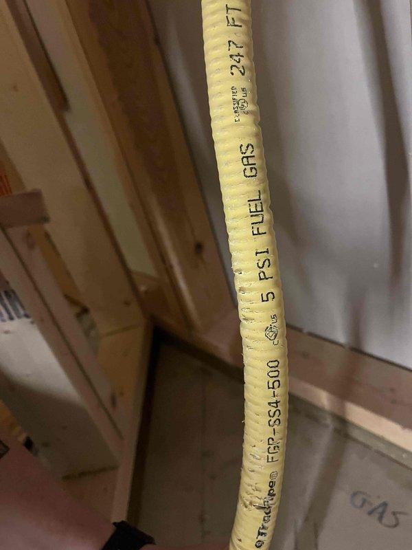 Responded to service call for gas line consultation related to fireplace installation. Inspected existing flexible gas line and metal supply piping for damage and serviceability. Confirmed that the 5 PSI rated flex line and all associated metal piping were in good condition with no visible damage or defects. Advised customer that existing gas line infrastructure is suitable for reconnection and to contact for assistance if fireplace installation contractor encounters any issues during connection process.