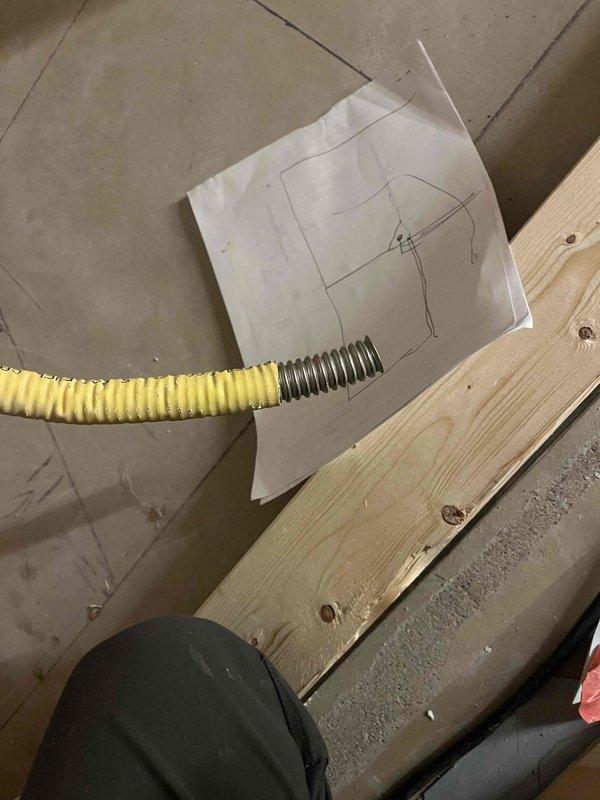 Responded to service call for gas line consultation related to fireplace installation. Inspected existing flexible gas line and metal supply piping for damage and serviceability. Confirmed that the 5 PSI rated flex line and all associated metal piping were in good condition with no visible damage or defects. Advised customer that existing gas line infrastructure is suitable for reconnection and to contact for assistance if fireplace installation contractor encounters any issues during connection process.