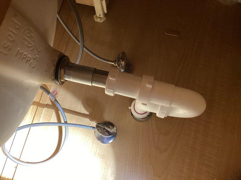 Responded to plumbing service call at a restaurant with attached apartment unit. Assessed leaking upstairs drain and provided estimate for faucet replacement. Successfully replaced bathroom faucet and drain assembly with new fixtures. Installed new stainless steel double-basin kitchen sink with single-handle chrome faucet, including all supply lines and drainage connections. All water supply connections secured with braided flexible supply lines and shut-off valves. Tested all fixtures for proper operation and verified no leaks present upon completion.