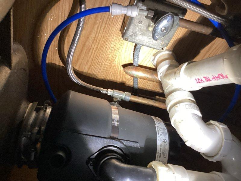 Completed annual member plumbing inspection of residential property. Conducted thorough visual examination of all accessible plumbing fixtures, supply lines, drain assemblies, and shut-off valves throughout the premises. Inspected under-sink plumbing configurations including P-trap assemblies, PVC drain lines, braided flex supply lines, copper tubing, and disposal unit connections. Overall plumbing system found to be in good working condition with proper drainage and no active leaks detected. Noted minor corrosion present on several angle stop valves that should be monitored for potential future replacement. Documented findings with photographic evidence for service records.