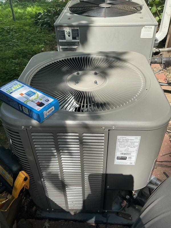 Responded to no cooling complaint on system previously serviced. Found system low on refrigerant again, indicating active leak in system. Recharged system with refrigerant and added UV dye to aid in leak detection. Due to extreme attic temperature of 115 degrees, scheduled follow-up appointment during cooler morning hours to safely perform thorough leak inspection and locate source of refrigerant loss.