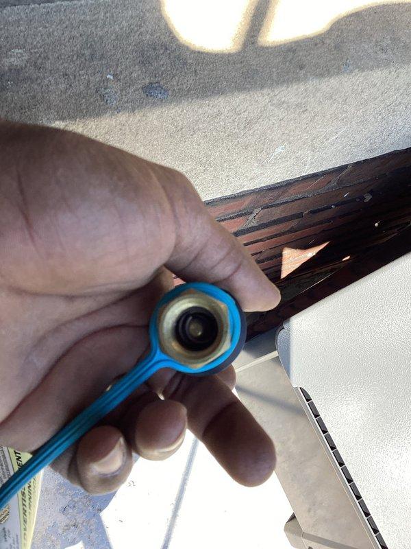 Responded to service call for gas line shut-off valve replacement. Upon inspection, determined that the requested work could not be completed as planned. Performed visual assessment of existing gas line configuration and documented conditions with photos for customer records.