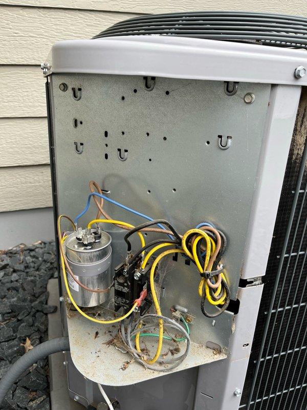 Completed annual air conditioning tune-up and preventative maintenance inspection. Replaced dirty air filter, verified blower and evaporator coil were clean and operating within specifications, performed electrical inspection on outdoor condensing unit, and cleaned condenser coil. System tested for 15 minutes with proper operation confirmed and temperature split exceeding 25 degrees across the evaporator coil.