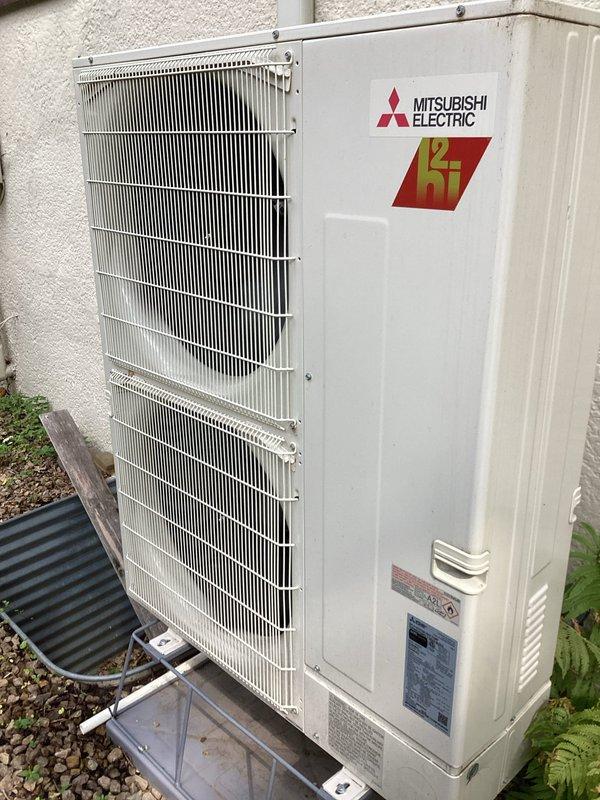 Responded to warranty service call for Mitsubishi Electric heat pump system. Upon arrival, unit was operating properly despite previous diagnosis indicating need for RDS sensor, bracket, and control board replacement. After consulting with homeowner, determined actual issue was A2L refrigerant sensor at indoor fan coil unit located in attic. Replaced A2L sensor and reconfigured DIP switch settings on both the fan coil control board and outdoor condenser unit, which had been previously set to override sensor fault condition. Verified all system components operating within normal parameters following sensor replacement and control board reconfiguration. Full warranty coverage applied to parts and labor.