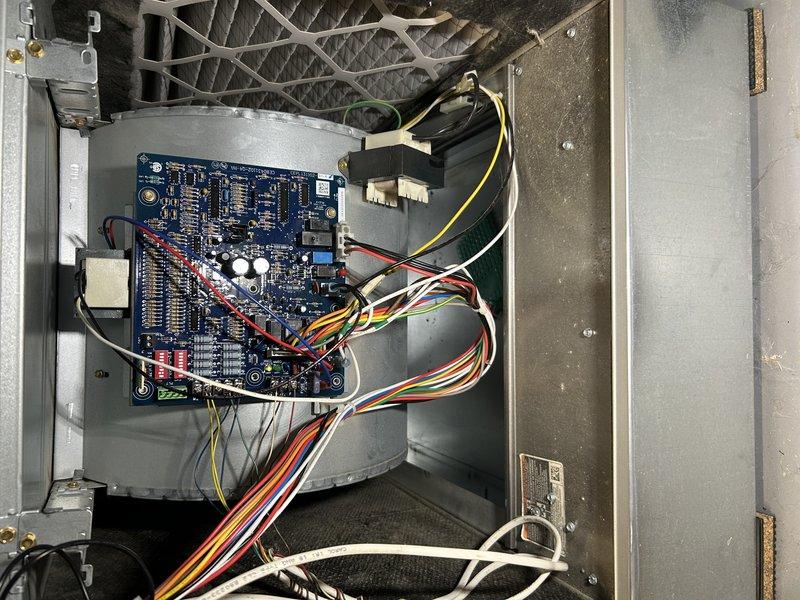 Completed comprehensive air conditioning tune-up on 10+ year old system, including operational testing, condensate drain inspection, furnace blower compartment check, and condenser coil cleaning. Discovered significant deterioration of outdoor coil due to pet urine damage, though system is currently maintaining adequate cooling performance. Coordinated with service advisor to provide replacement unit pricing options for customer consideration.