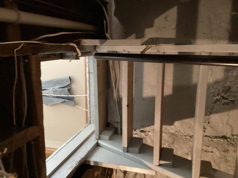 Responded to service call for water heater not producing hot water. Upon inspection, confirmed active leak from tank indicating internal failure. Assessed unit age and condition, documented existing installation in unfinished basement area with overhead utilities and electrical panel proximity. Provided replacement options and estimates to customer for new water heater installation due to failed tank beyond repair.