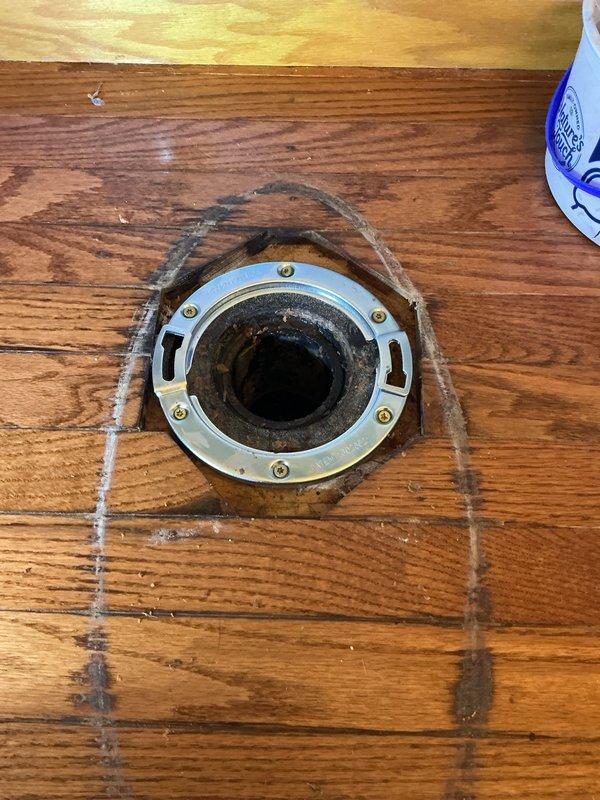 Responded to dispatch for customer-supplied toilet installation. Removed existing toilet fixture and prepared flange for new unit installation. Installed customer-provided standard toilet, ensuring proper seal with new wax ring, secure floor mounting with closet bolts, and verified water supply connection. Tested flush mechanism and checked for leaks at base and supply line connections. Confirmed proper operation and left installation ready for use.
