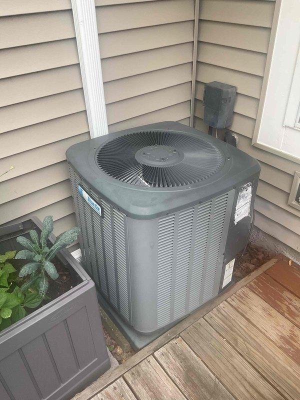 Performed second opinion diagnostic on 10-year-old residential air conditioning system experiencing declining performance and increased energy consumption due to neglected maintenance. Upon inspection, identified failed capacitor and failing compressor on outdoor condensing unit. Due to the age of the system and cost-effectiveness of repair versus replacement, recommended and completed full HVAC system replacement.