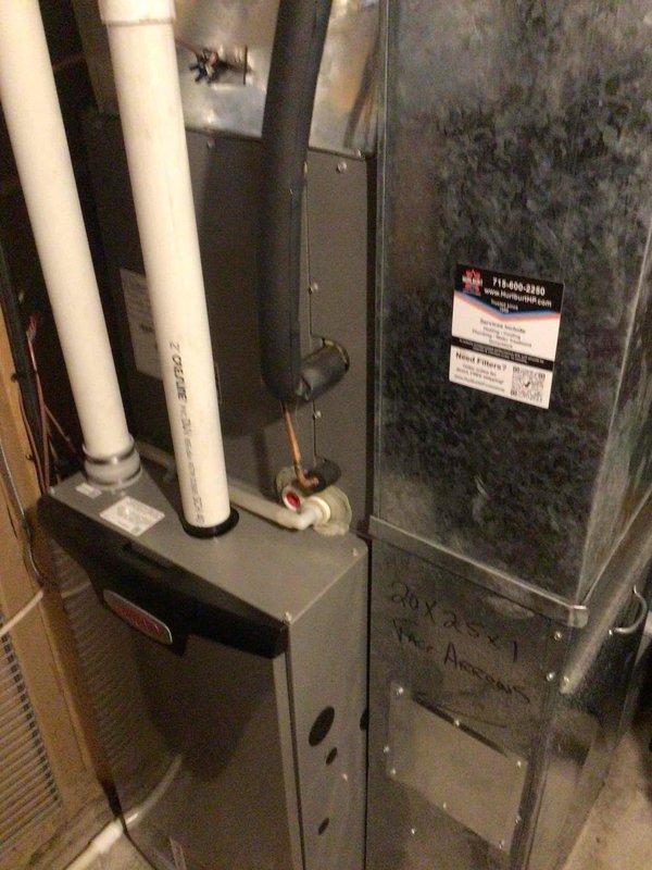 Completed comprehensive seasonal tune-up on both 3-year-old air conditioning and furnace systems under maintenance agreement. Performed full inspection of indoor furnace unit and outdoor condenser, verifying all electrical connections and amperage readings were within manufacturer specifications. Thoroughly washed outdoor condenser unit to remove accumulated debris and dirt from coil surfaces, restoring optimal heat transfer efficiency. Replaced air filter and confirmed both systems operating properly with no deficiencies noted.