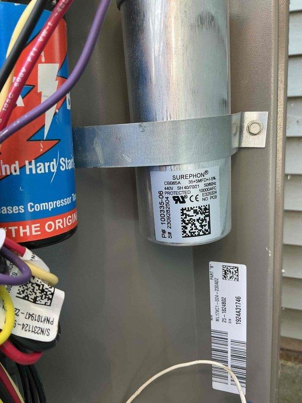 Completed comprehensive AC tune-up and inspection on 2-year-old Lennox air conditioning system as part of annual maintenance agreement. Performed full system diagnostics including contactor inspection, capacitor testing, amp draw measurements, and refrigerant charge verification—all components found operating within manufacturer specifications. Evaluated both indoor and outdoor coils; evaporator coil and blower assembly were clean, while condenser coil showed minor dirt accumulation. Replaced air filter and confirmed system performance with temperature drop measuring 20 degrees across the evaporator coil, meeting proper operational parameters. System operating efficiently with no deficiencies identified or repairs required at this time.