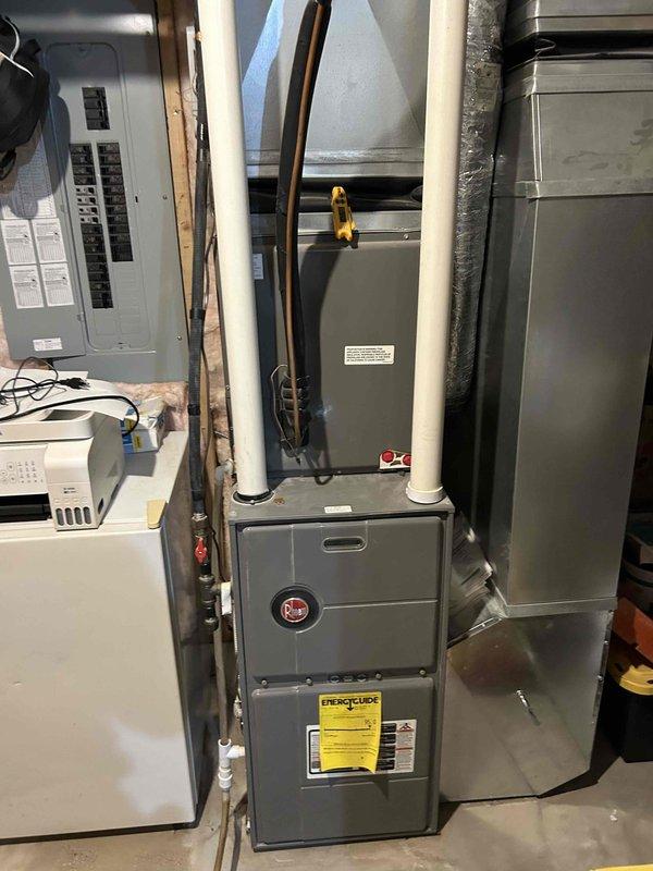 Completed comprehensive preventive maintenance tune-up on residential split system air conditioning unit, including outdoor condenser unit and indoor furnace with evaporator coil. Performed full system inspection per maintenance agreement protocol, checking refrigerant levels, electrical connections, capacitor operation, contactor condition, and airflow measurements. All components found operating within manufacturer specifications with no deficiencies noted.