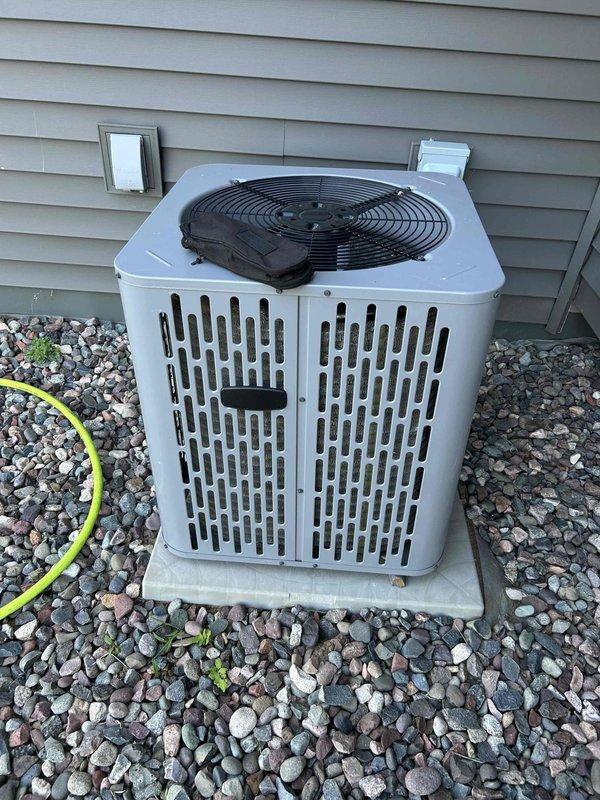 Completed routine maintenance and tune-up on both furnace and air conditioning systems for non-member customer. Performed comprehensive inspection of indoor furnace unit and outdoor condenser, including filter check, electrical connections, safety controls, and airflow verification. All systems operating properly with no issues identified; customer enrolled in basic membership plan following service completion.