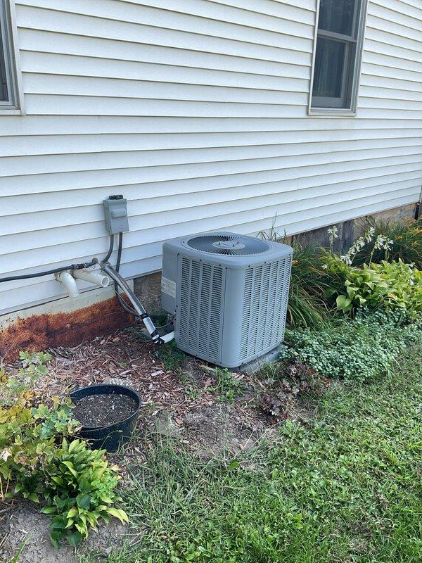 Completed annual maintenance inspection on 9-year-old furnace and air conditioning system per membership agreement. Performed comprehensive tune-up on both units including filter replacement with AFMERV16 filter. During furnace inspection, discovered deteriorated PVC vent piping with failing silicone connections at exhaust termination that separated upon contact, indicating improper initial installation. Re-glued and secured all exhaust pipe fittings and connections to ensure proper seal and safe operation. Inspected and repaired multiple fresh air intake pipe connections showing similar deterioration. Verified proper venting system integrity upon completion. All systems tested and operating within manufacturer specifications.