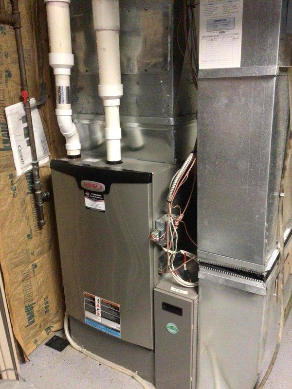 Completed comprehensive AC tune-up on 6-year-old Lennox system. Performed thorough cleaning of outdoor condenser unit, removing accumulated debris and organic buildup from coil and exterior surfaces. Conducted full electrical inspection of both outdoor and indoor components, verified proper operation of all system functions, and confirmed recent filter replacement by homeowner.
