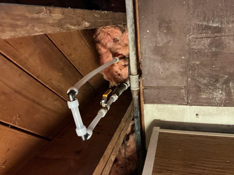 Responded to service call for leaking outdoor hose bibb. Accessed crawl space area to locate and assess the failed exterior spigot valve. Removed defective hose bibb and installed replacement fixture, ensuring proper connection to existing copper supply line. Verified repair eliminated all leakage and restored full functionality to outdoor water access point.