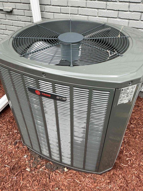 Completed annual cooling maintenance on 6-year-old Trane high velocity attic system. Performed comprehensive tune-up including refrigerant level verification, component testing, and operational assessment. All components tested within manufacturer specifications, refrigerant charge confirmed at proper levels, and system found to be fully operational with no deficiencies noted.