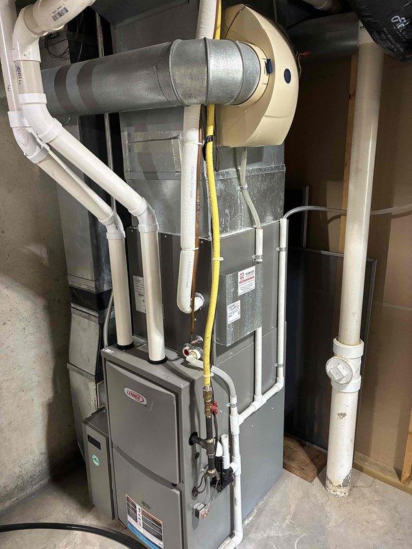 Completed comprehensive air conditioning preventive maintenance tune-up on residential Lennox HVAC system. Performed thorough inspection and cleaning of all routine components including condenser unit, evaporator coil, electrical connections, and refrigerant levels. All system parameters verified within manufacturer specifications with unit operating properly upon completion.