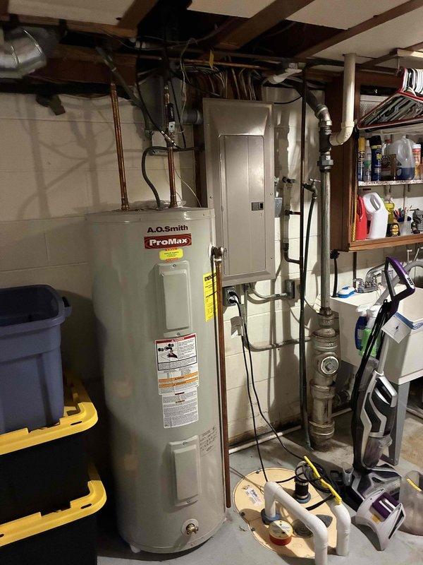 Completed preventative maintenance on 1998 R22 air conditioning system. Found condenser unit in deteriorated condition with severely bent fins restricting airflow, dual run capacitor reading 29/4 MFD (rated 35/5 MFD) indicating failure, and evaporator coil showing significant rust corrosion. Contactor tested within acceptable parameters. Verified air filter clean and condensate drain line flowing properly. Due to system age, obsolete R22 refrigerant, failed capacitor, and overall deteriorated condition of major components, recommended scheduling replacement consultation, which was arranged for following day. System remains operational but nearing end of service life.