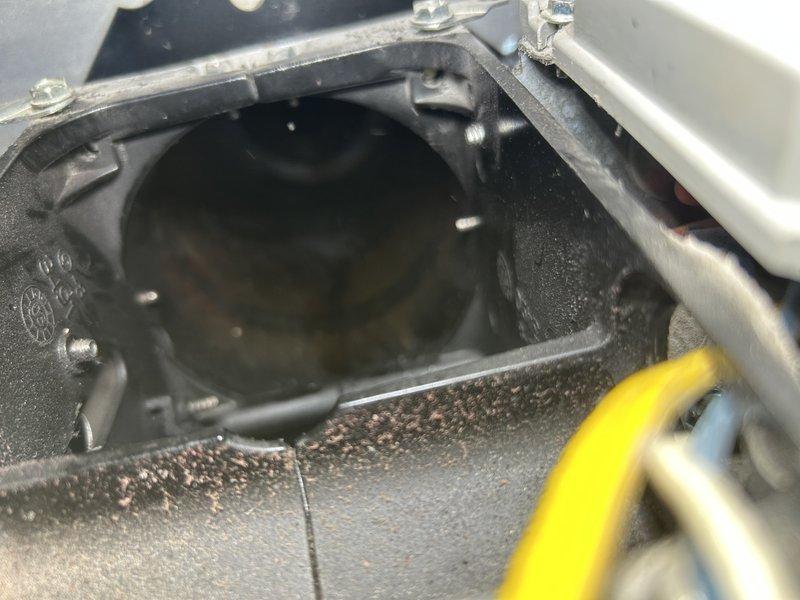 Completed comprehensive oil furnace tune-up including nozzle and filter replacement, air filter change, and full system component inspection. Test ran unit to verify proper operation and confirmed all components functioning correctly. System exhibited significant dust and debris accumulation in blower assembly, which was addressed during maintenance to ensure optimal performance and efficiency.