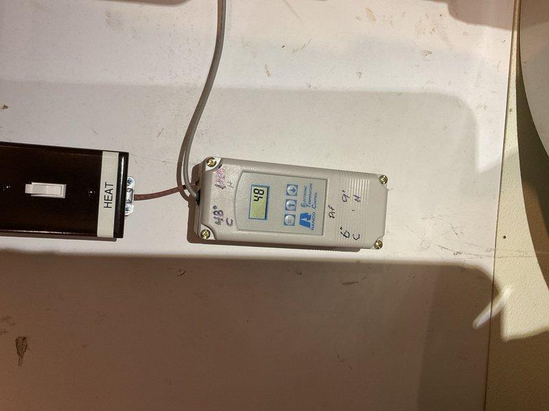 Responded to no heat call on 25-year-old Lennox furnace system following recent heat pump service. Upon arrival, homeowner reported concerns about blower fan operation. Performed comprehensive system diagnostic including thermostat functionality check, electrical connections inspection, and operational verification of all heating and cooling components. Confirmed thermostat properly controlling system with accurate temperature readings at 86 degrees. Verified all wiring connections at thermostat terminal block secure with proper wire placement on numbered terminals. Tested heating cycle through complete operation - system fired normally, blower engaged as designed, and heat distribution confirmed throughout home. No mechanical, electrical, or safety issues identified. System operating within normal parameters. Customer advised equipment functioning correctly with no repairs required at this time.
