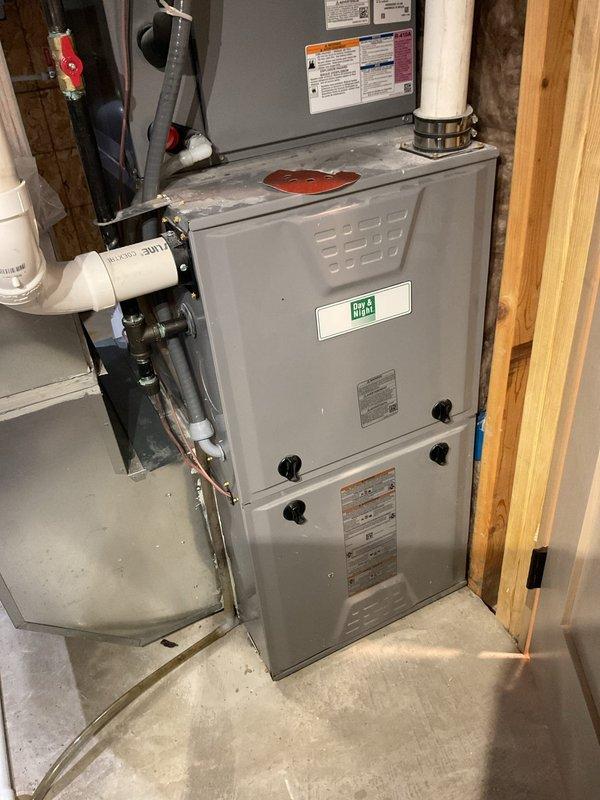 Responded to service call for IBC gas boiler experiencing frequent shutdowns and operational issues since installation. Performed comprehensive maintenance on both boiler and furnace systems. Removed burner assembly and thoroughly cleaned gas boiler heat exchanger, flushing with water and vacuuming out accumulated debris. Cleaned condensate system to ensure proper drainage. Verified gas pressure at 8.4 inches water column, which is within acceptable range. Cleaned burner assembly and reassembled unit for startup testing.

Inspected gas furnace which had previously displayed high heat limit codes. Cleaned flame sensor to restore proper flame detection. Checked heat exchanger condition and verified heat operation, limiting run time due to 90-degree ambient temperature. Identified airflow restriction issue caused by oversized MERV 12 filter on undersized 16x20 return. Recommended downgrading to MERV 7 or 8 filter to improve airflow and reduce strain on equipment, which may have contribute
