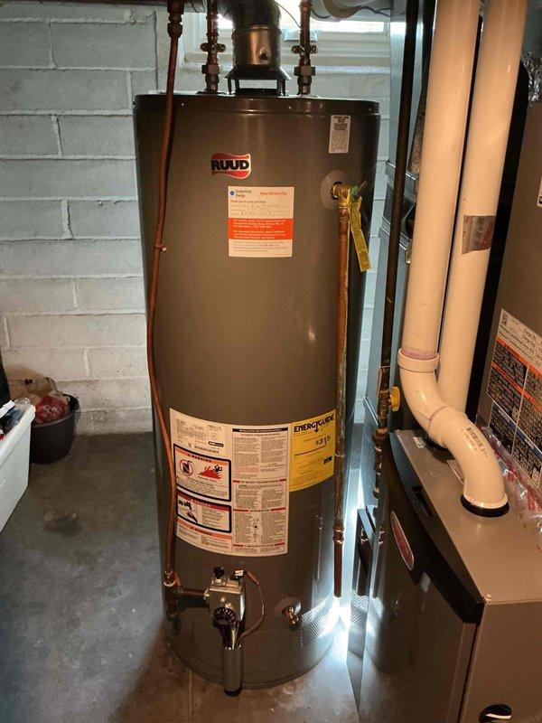 Completed scheduled maintenance inspection on 7-year-old Lennox furnace. Verified ignition and flame safety systems operating properly, removed and cleaned flame sensor, cleared all debris from flame box, inspected heat exchanger with no issues found, confirmed blower wheel clean and amp draws within specification, verified control board functioning correctly, and measured temperature rise within manufacturer specifications. All components found in good working condition with no service recommendations required at this time.