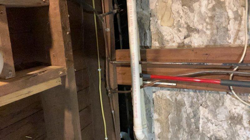 Completed comprehensive plumbing inspection of residential property including attic crawl space and basement utility areas. Examined all visible plumbing systems, PVC drainage lines, water supply piping, and verified proper installation and functionality of plumbing infrastructure throughout inspected zones.