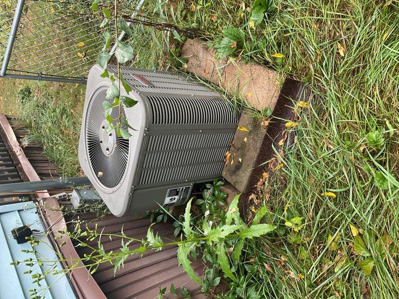 Responded to no cooling complaint on 4-year-old Lennox air conditioning system. Upon arrival, determined thermostat batteries had failed, preventing system operation. Homeowner replaced batteries prior to technician's diagnostic completion. Verified system startup and operation with no issues observed. Unit running normally with proper airflow and temperature differential. Recommended scheduling furnace inspection before heating season begins for preventative maintenance.