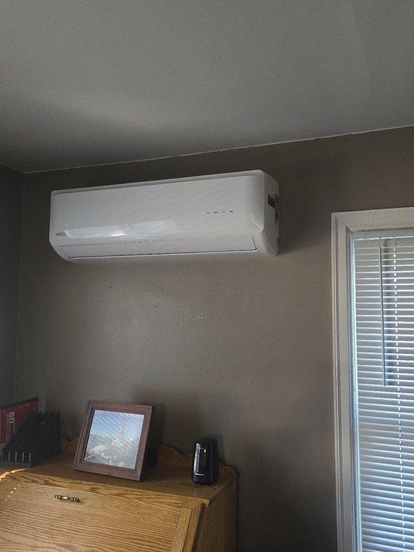 Completed comprehensive seasonal maintenance on residential ductless mini-split system and boiler per promotional tune-up service. Performed full inspection, cleaning, and operational testing on outdoor condenser unit and indoor wall-mounted air handler. All components found to be functioning within normal parameters. Boiler system also inspected and serviced according to standard maintenance protocols.
