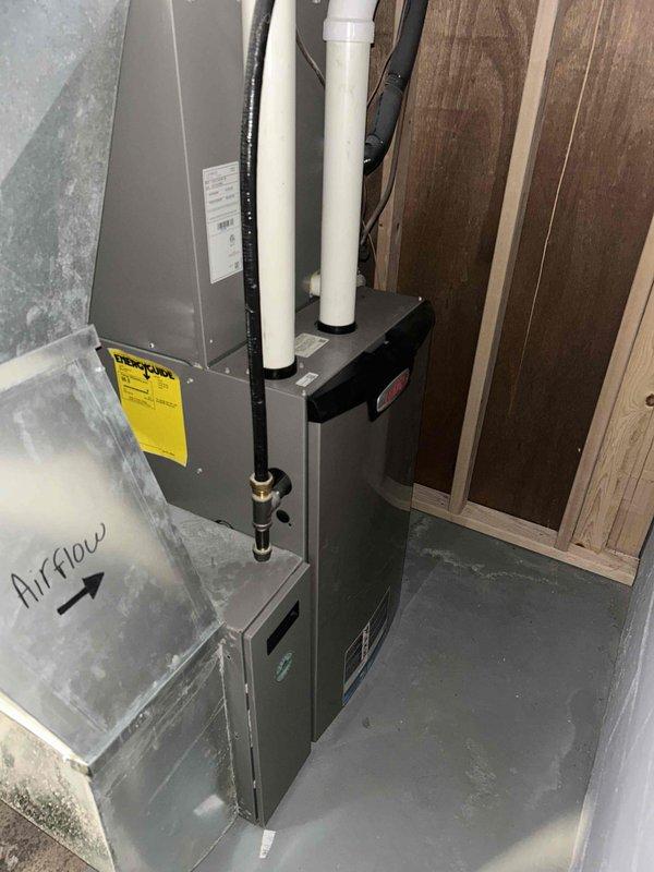 Completed comprehensive 8-12 point tune-up and maintenance on both air conditioning and furnace systems under preventative maintenance agreement. Both units are approximately 4 years old and operating within normal parameters. Performed standard inspection procedures, filter replacement program, system diagnostics, and all required maintenance tasks as documented on service forms for the Lennox outdoor condenser unit and indoor furnace system.