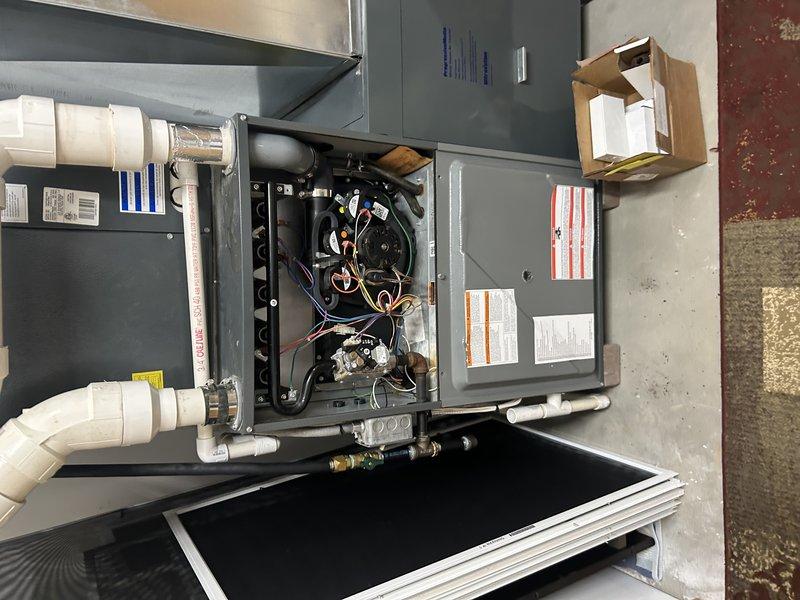 Returned to property to complete furnace burner assembly replacement. Removed old burner assembly and installed new replacement burners with proper alignment and gas manifold connections. Verified all electrical connections to ignition system and flame sensor. Tested furnace operation through complete heating cycle, confirmed proper ignition sequence, stable flame pattern across all burners, and verified system safety controls functioning correctly.