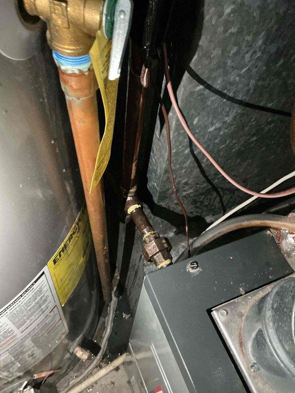Removed capped gas line original to 1980s construction from mechanical room. During inspection, identified possible micro leak at lower fitting connected to AC unit; although previous leak tests passed, removed and reinstalled fitting with fresh connections as preventative measure. Assessed and provided solutions for both front and rear exterior sillcocks to ensure proper function and winterization capability.