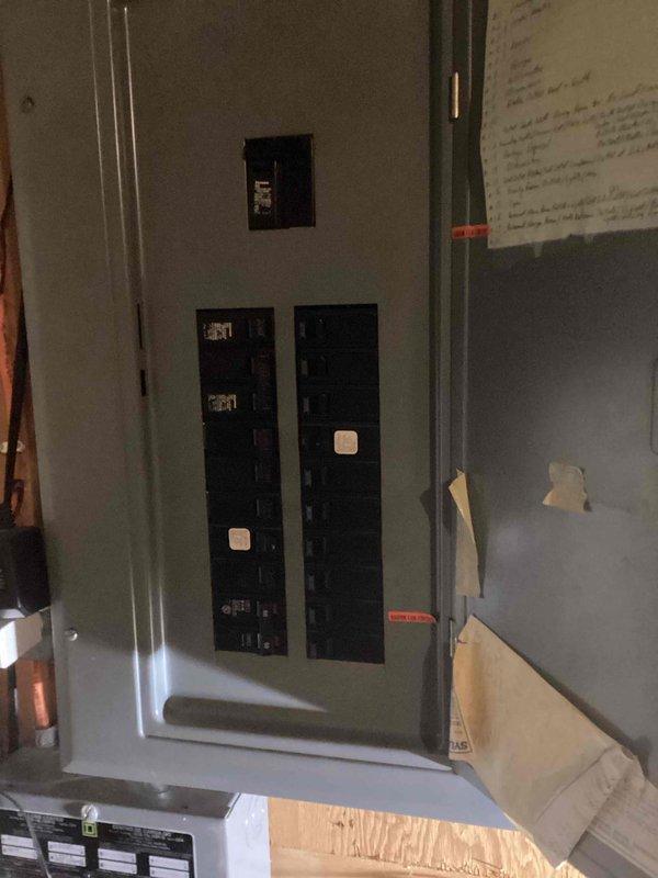 Responded to service call for inconsistent hot water delivery from electric water heater. Upon inspection, identified improperly configured thermostats with mismatched temperature settings between upper and lower elements. Corrected thermostat settings to manufacturer specifications, ensuring both units operate at consistent temperatures for optimal hot water production. Additionally observed developing leak at outlet piping connection that will require future attention, though heating elements tested functional at time of service.