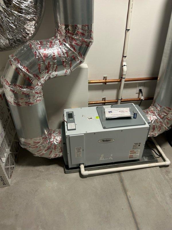 Completed annual heating maintenance visit on 8-121 year system including comprehensive inspection of boiler, in-floor radiant heat system, HRV unit, gas fireplace, and humidifier. Performed complete furnace tune-up protocol including verification of thermostat operation, air filter condition assessment, blower assembly inspection, burner and heat exchanger compartment examination, inducer operation check, ignition system testing, flame sensor evaluation, safety controls verification, electrical component inspection, condensate drain assessment, and temperature rise measurements. All system readings confirmed within normal operating parameters with no mechanical deficiencies or safety concerns identified at time of service. System verified operating properly and ready for heating season.