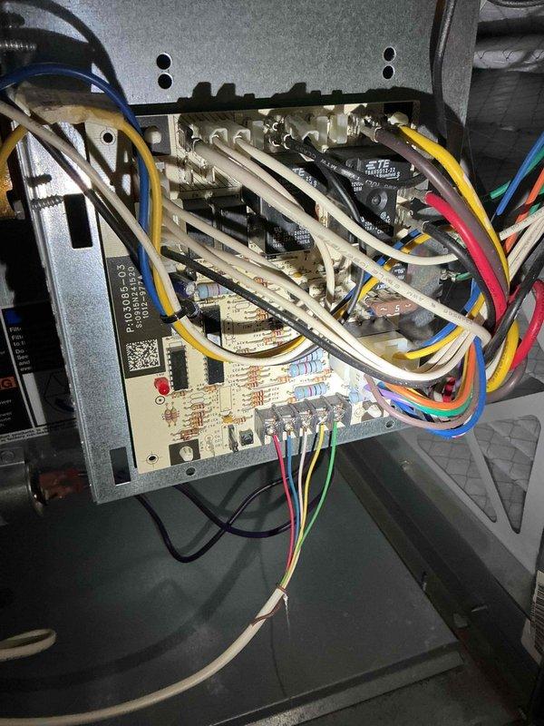 Performed comprehensive preventive maintenance inspection on an 11-year-old Lennox furnace system. Cleaned and tested igniter, verified flame sensor operation, inspected blower capacitor and control board with all components functioning properly. Blower wheel found clean, burners in good condition, gas valve operating correctly with temperature rise within specification at 50°. Heat exchanger passed visual inspection with no signs of cracking or deterioration. Combustion analysis performed with readings within acceptable parameters. Draft motor showed evidence of previous moisture leakage; however, no active leak detected during current inspection. Recommended monitoring draft motor for potential future replacement if moisture leakage resumes. All system components tested and confirmed operational for continued safe heating operation.