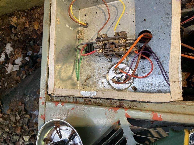 Responded to no cooling complaint on 20-year-old air conditioning system. Upon arrival, diagnosed failed original capacitor from 2002 causing condenser fan motor failure. Replaced defective capacitor with new unit and performed condenser coil cleaning to improve airflow and heat transfer. System tested and restored to operational status. Due to advanced age and overall deteriorated condition of equipment, recommended obtaining replacement quote for homeowner's consideration, though customer elected to defer replacement at this time.