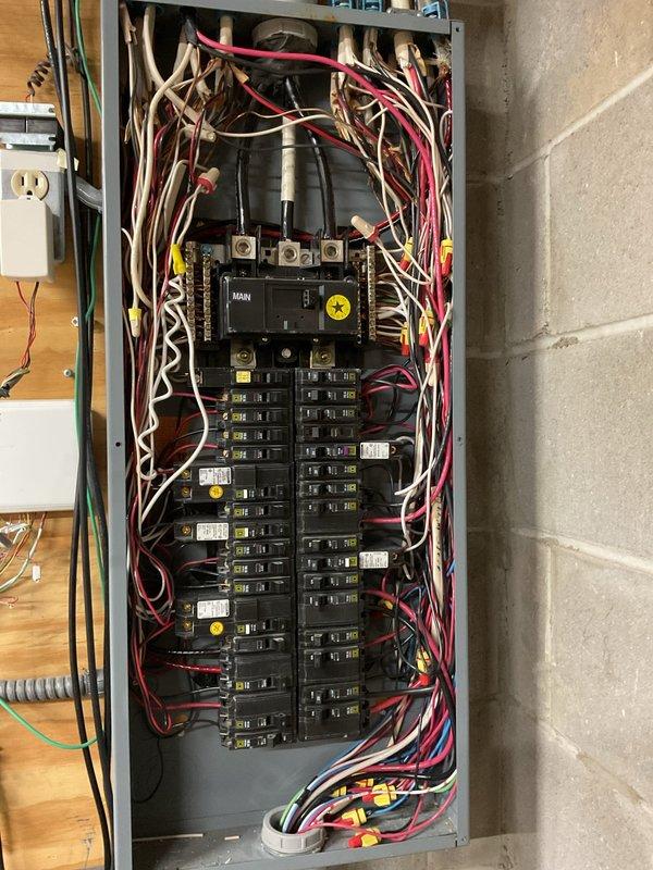 Completed installation of SL280V 80% AFUE, 2-stage, variable speed upflow furnace rated at 70,000 BTU in basement utility area. Installation included adapting existing venting and gas lines, installing return air drop, reusing existing thermostat, and installing 16x25x1 filter. Disconnect switch required reinstallation to meet code requirements; reinstalled disconnect switch, energized system, and verified proper operation. All components tested and confirmed operational, including humidifier integration and electrical connections at main panel.