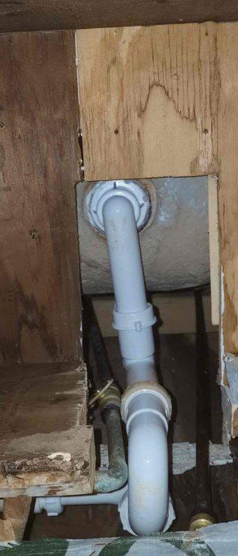 Responded to callback for ongoing tub leak issue. Upon inspection, identified loose P-trap assembly as source of water leak. Tightened P-trap connections to restore proper seal and eliminate leakage. Verified repair resolved the drainage issue and ensured all plumbing connections were secure.