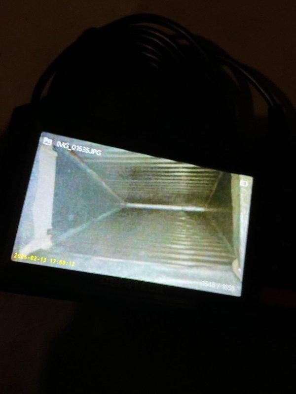 Performed comprehensive air conditioning tune-up and safety inspection on 17-year-old system. Identified weak dual capacitor requiring replacement and extremely aged humidifier unit. Conducted ductwork inspection using camera scope to assess interior condition, evaluated air filtration system, and documented findings with photographic evidence for comfort advisor consultation regarding recommended component replacements.