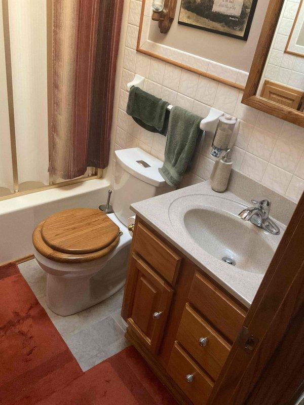 Completed comprehensive plumbing inspection of residential bathroom as part of recurring maintenance service. Inspected bathroom vanity faucet with chrome finish and tub/shower faucet assembly, verifying proper operation, checking for leaks, and assessing overall condition of fixtures. All plumbing components found to be functioning properly with no immediate repairs required.