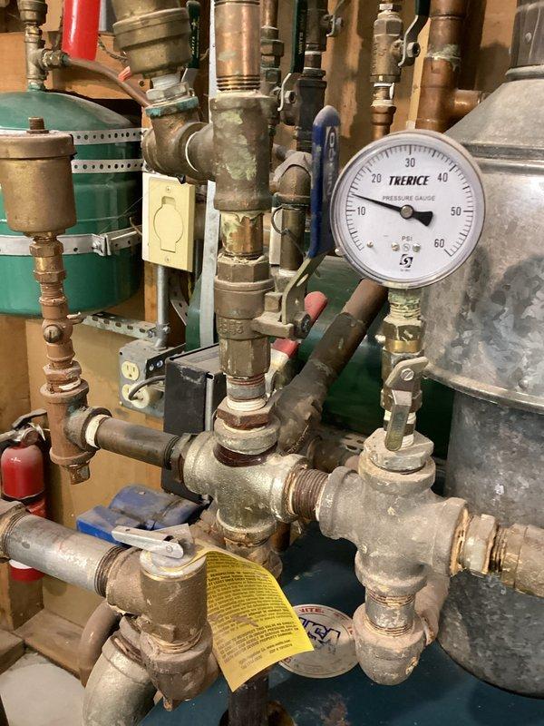 Completed annual heating inspection on residential boiler system as requested prior to property move. Performed comprehensive Pennsylvania heating visit including visual inspection of boiler, associated piping, pressure gauges, valves, and safety controls. Documented additional heating equipment on-site including water heater. All components found operating within normal parameters with no maintenance issues identified at time of inspection.