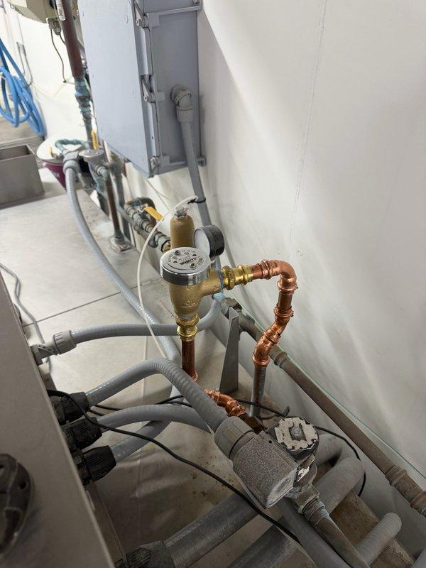 Responded to service call for vacuum breaker failure on commercial dishwasher. Removed and replaced defective vacuum breaker assembly with new unit, ensuring proper backflow prevention and compliance with plumbing code requirements. Tested installation for proper operation and verified no leaks in the system.