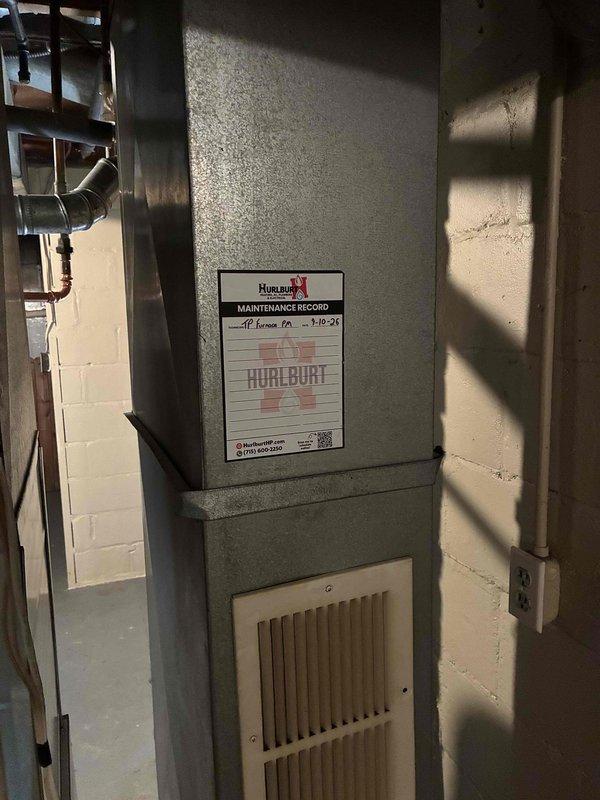 Completed preventive maintenance on a 12-year-old furnace for homeowner preparing for winter season. Performed comprehensive inspection of all routine components including burners, heat exchanger, blower assembly, and safety controls. Cleaned necessary components and verified all systems are operating within manufacturer specifications. No deficiencies or safety concerns identified; unit is functioning properly and ready for heating season.