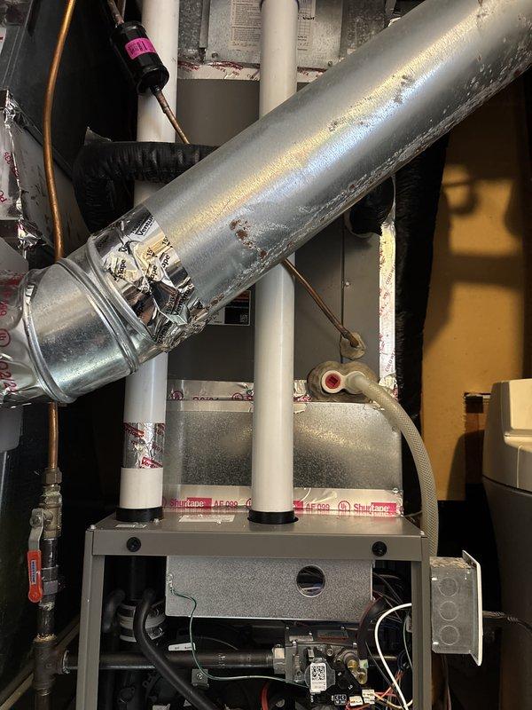 Completed scheduled heating maintenance on two 2-year-old furnace systems as part of recurring maintenance agreement. Performed comprehensive inspection of both units including thermostat operation, indoor air handler components, air filters, condensate drains, blower motors, inducer motors, capacitors, and electrical wiring connections. Verified temperature split across both systems within acceptable parameters. Inspected heat exchangers for cracks or deterioration, tested igniters and flame sensors for proper operation, and measured gas pressure to confirm correct fuel delivery. All components tested within manufacturer specifications. Both heating systems operating normally with no deficiencies noted at time of service completion.
