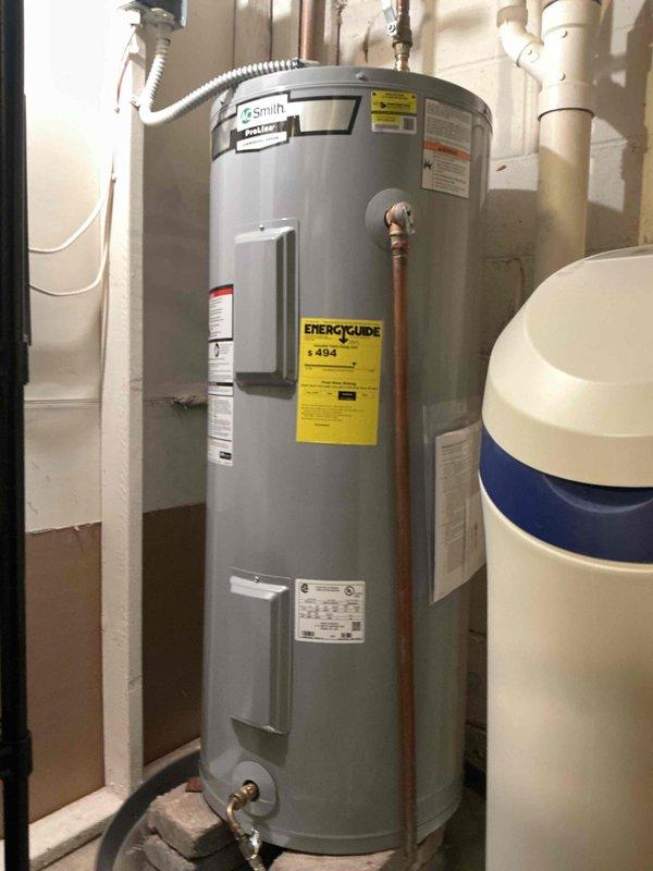 Completed biannual plumbing inspection including full system evaluation and hot water heater flush on A.O. Smith unit. Inspected all visible plumbing connections, copper supply lines, drainage systems, and water treatment equipment including softener unit. All components found operating within normal parameters with no leaks, corrosion, or deficiencies detected at time of service.