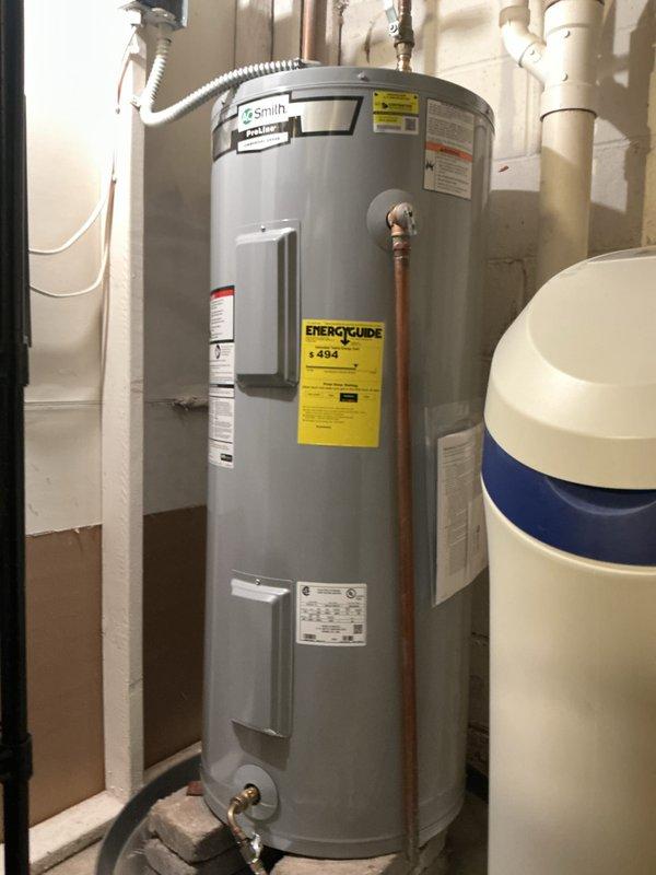 Completed biannual plumbing inspection including full system evaluation and hot water heater flush on A.O. Smith unit. Inspected all visible plumbing connections, copper supply lines, drainage systems, and water treatment equipment including softener unit. All components found operating within normal parameters with no leaks, corrosion, or deficiencies detected at time of service.