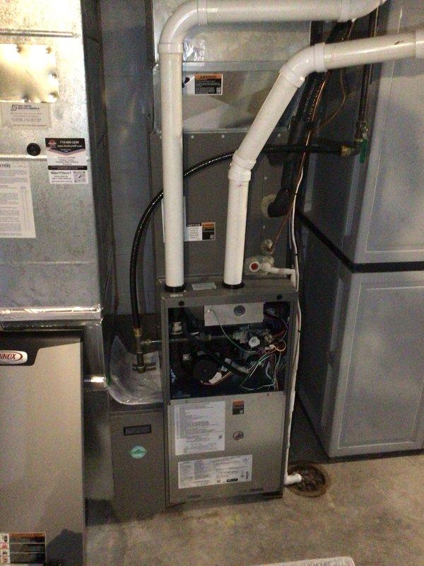 Completed furnace maintenance on 1-year-old Lennox system per customer request (service changed from AC tune-up upon arrival). Performed comprehensive furnace tune-up including steam cleaning of flame sensor and full electrical testing. All electrical components tested within manufacturer specifications and system confirmed operating properly.