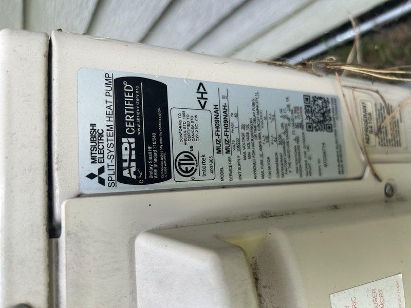 Completed comprehensive maintenance agreement service on multiple HVAC systems including central AC, furnace, and six Mitsubishi Electric split-system heat pumps. Performed filter cleaning on all indoor mini-split units and inspected outdoor condensing units, clearing debris and verifying no rodent intrusion. Coordinated follow-up consultation with service advisor regarding potential electric baseboard heater installation as backup heating solution.